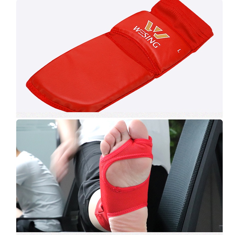 PU Leather MMA Boxing Muay Thai Foot Insteps Guards Feet Protector ...