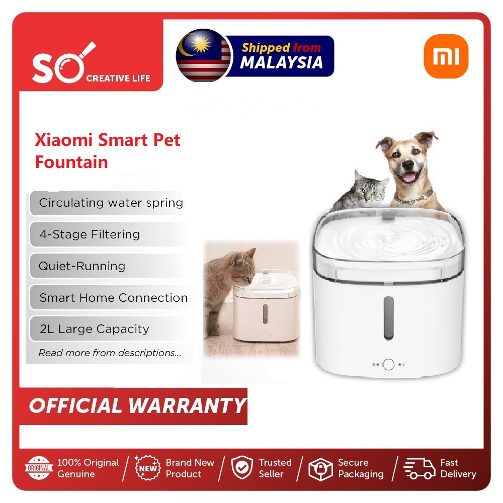 Xiaomi Smart Pet Fountain XWWF01MG | Mi Malaysia Warranty | Circulating ...