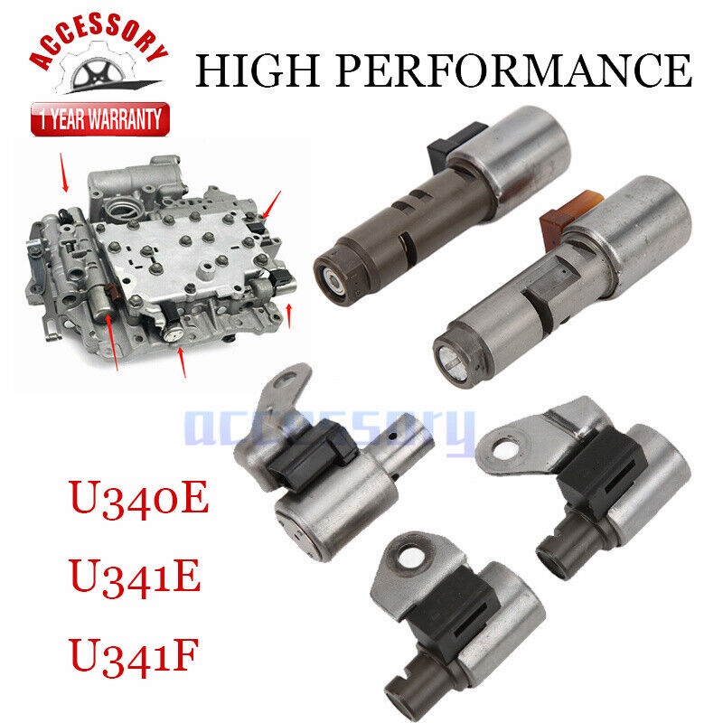 5PCS U340E U341E U341F CTV TRANSIMISSION SOLENOID FOR TOYOTA COROLLA ...