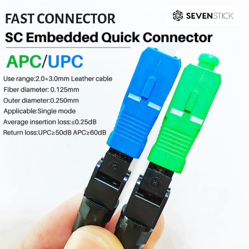 Fast Connector SC/UPC SC APC FTTH Connector / Fiber Optic Connector ...