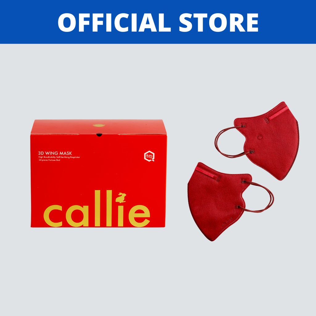 【ANY 2 ENJOY 50% OFF】Callie 3D Wing CNY Mask Antibacterial Self ...