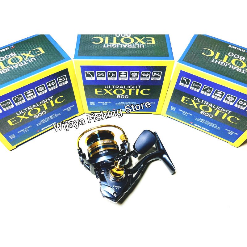 Ul Ultra Light Iroly Exotic 500 800 POWER HANDLE Fishing Reel Shopee