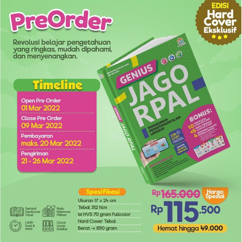 Genius Jago RPAL - Children's Book | Shopee Malaysia