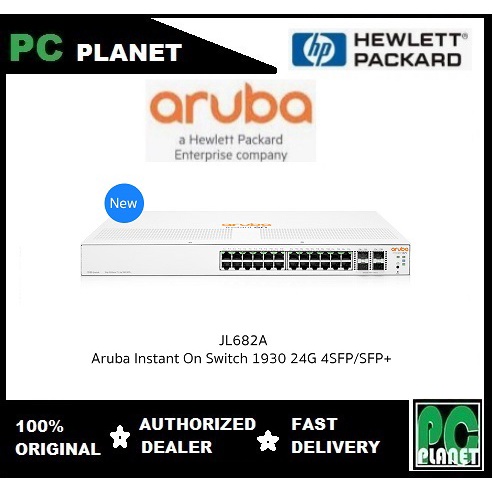 Aruba JL682A Instant On 1930 24G 4SFP/SFP+ HPM HPE Switch | Shopee Malaysia