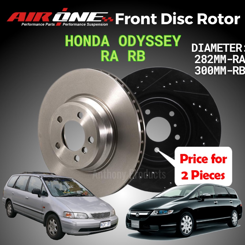 AIRONE Honda Odyssey RA RB Front (Depan) OE Sport Disc Rotor Racing ...