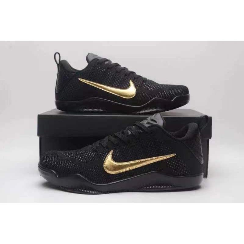 Kobe 11 black hot sale and gold