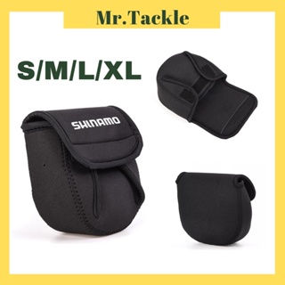 Fishing Reel Bag with Handle Zipper Portable Protective Case EVA Leather  Baitcasting/Spinning/Raft Reel Bite Alert Case