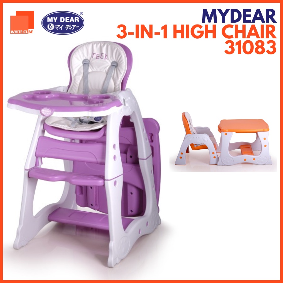 My Dear 3-In-1 High Chair / Can become small chair and table / MYDEAR ...