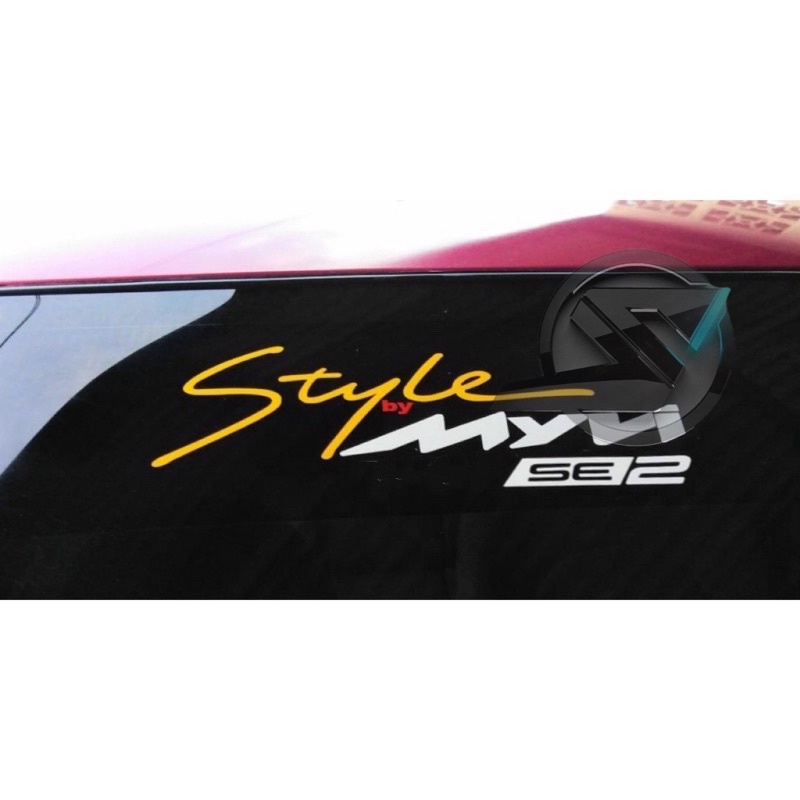 (Ready Stock) S950# Style By Myvi SE2 Car Sticker | Shopee Malaysia
