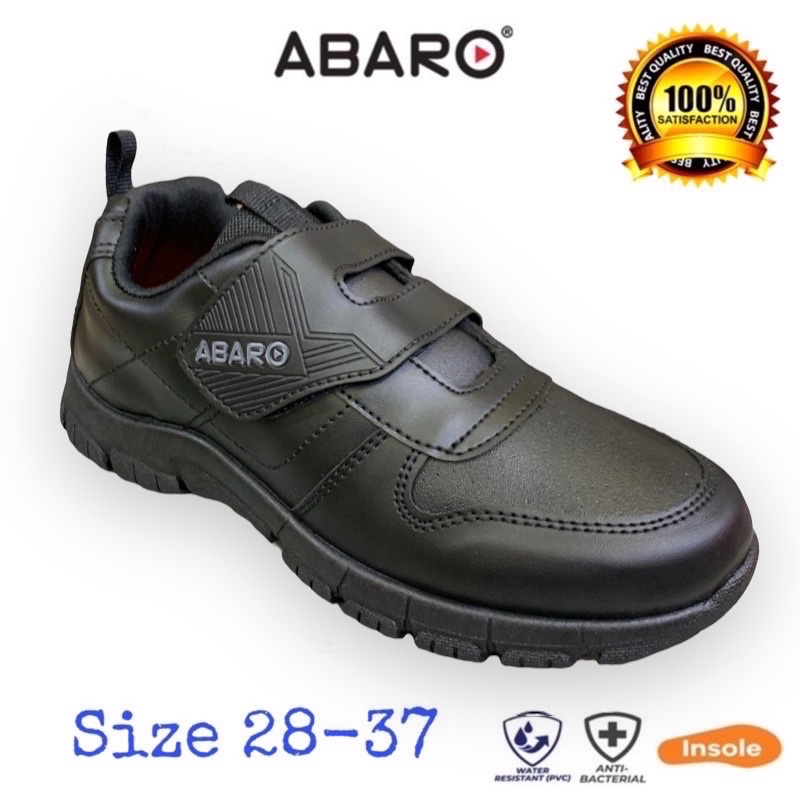 ABARO School Shoes Mesh + PVC Outsole Primary/Secondary Unisex - Black ...
