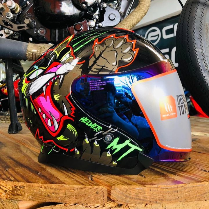 MT Helmets Thunder 3 SV Jet Kat Kuching Double Visor Helmet Shopee