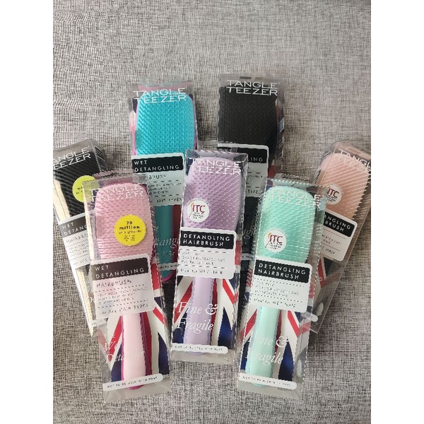 Tangle Teezer Wet Detangler hair Comb anti-Tangle hair loss hair brush ...