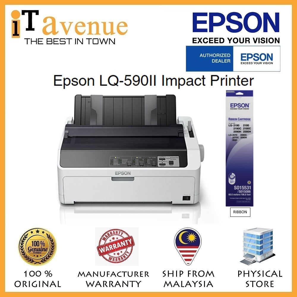 Epson Lq 590ii Impact Printer Shopee Malaysia 8366