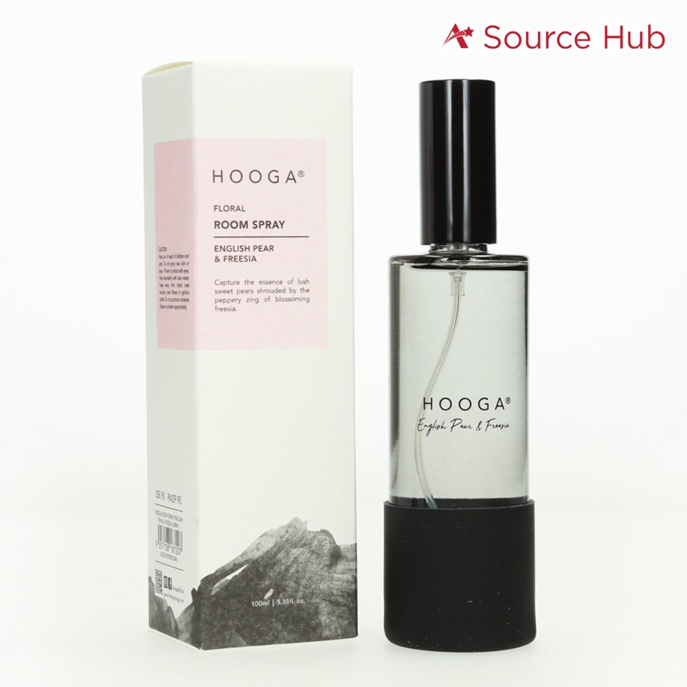 Genuine Hooga Black Earth Series Room Spray Secure Carton Box