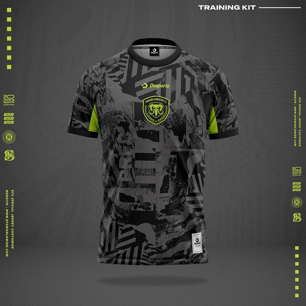Pahang Rangers Training Kit Black 2023 Shopee Malaysia
