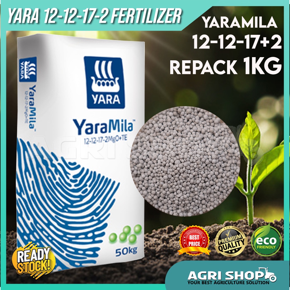 Agrishop YaraMila 12-12-17 +2MgO +TE (1KG) Baja YaraMila Compound ...