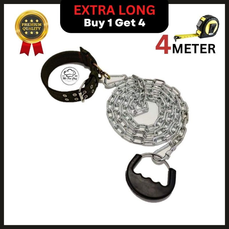 狗链 Dog Chain Stainless Steel 牵引绳 Heavy Duty Dog Chain Long 狗铁链 Metal