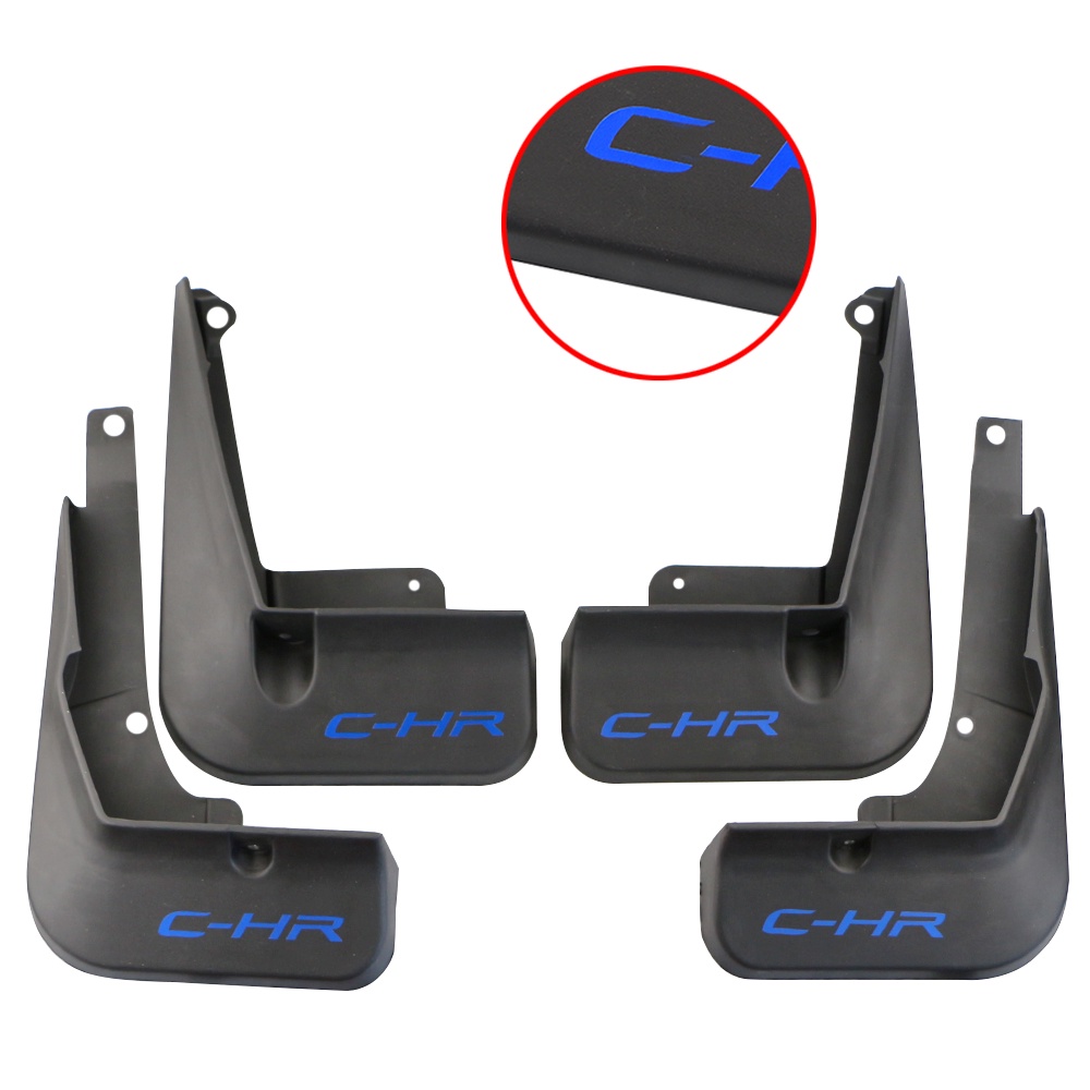 XUKEY Organiseur Console Centrale Toyota C-HR 2016-2021 – Plateau Rangement + Tapis Antidérapants, Noir Mat