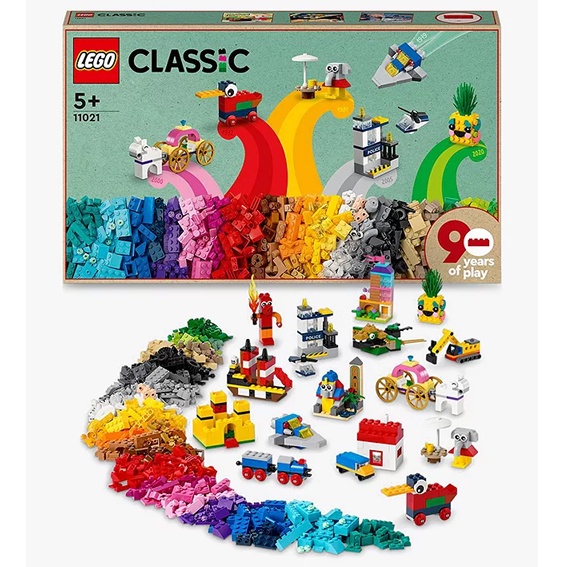 Lego Classic 11021 Creative Brick 90 Years of Play Contents 1100pc ...