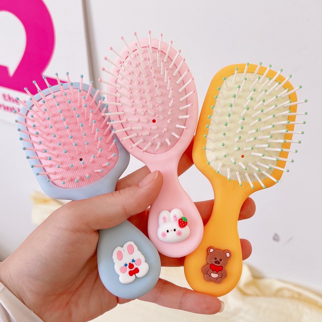 Kids Airbag Hair Brush Comb Beauty Scalp Massage Cute Cartoon Plastic ...