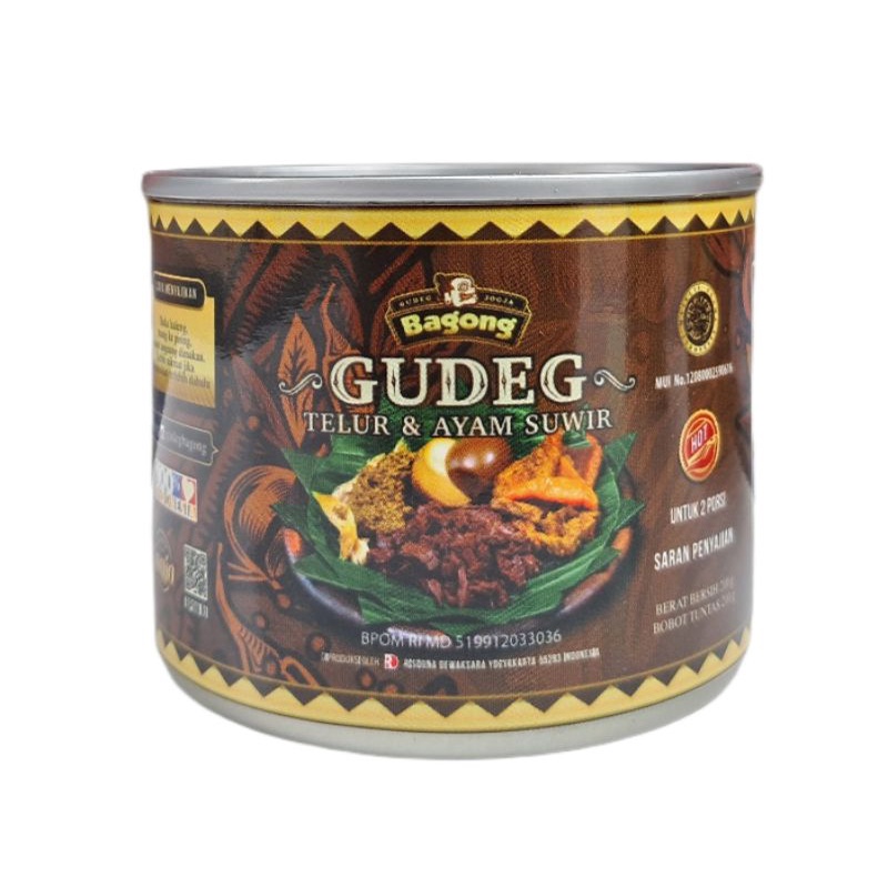 Canned gudeg products available in supermarkets