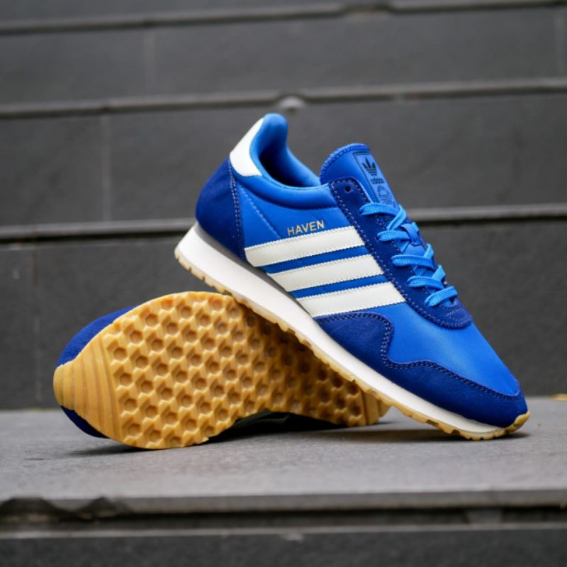 Adidas Haven blue white Shoes original Made in Indonesia