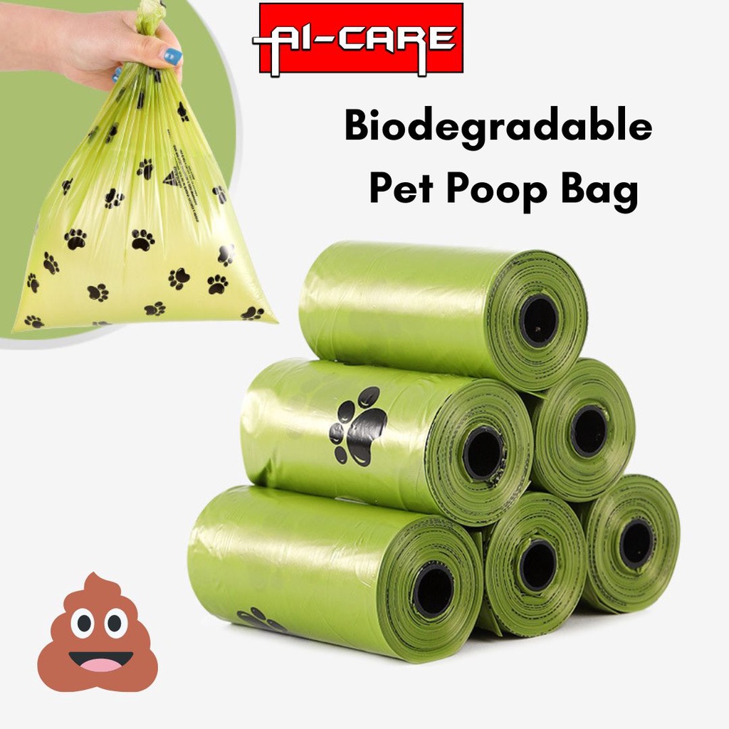 Pet Poop Bag Dog Cat Environmental Friendly Disposable Poop Bag Refill