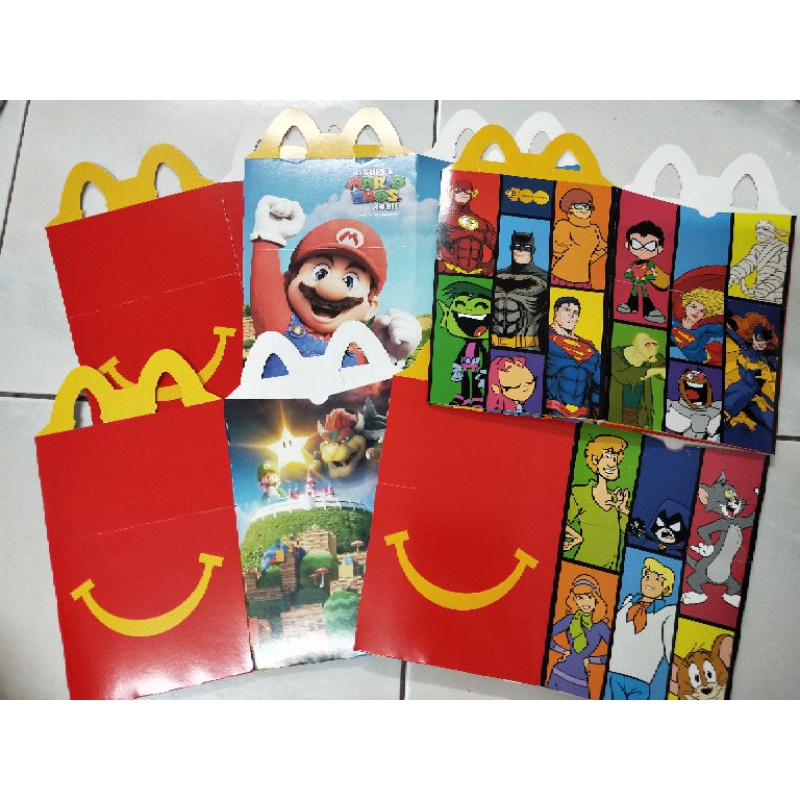 McDonald's Happy Meal Box Kotak MCD WB 100 Years / Mario | Shopee Malaysia