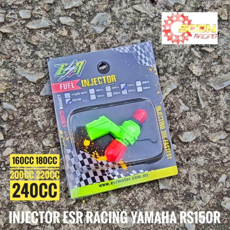 ESR RS RSX INJECTOR RACING RED LEO 160CC 180CC 200CC 220CC 240CC YAMAHA ...