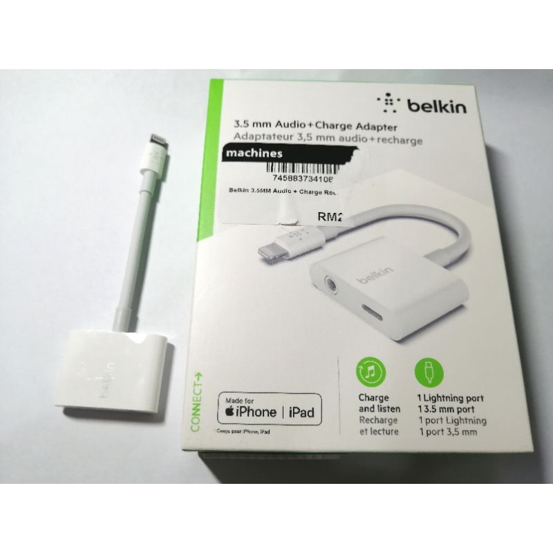 Belkin 3.5 mm Audio Charge RockStar Adapter