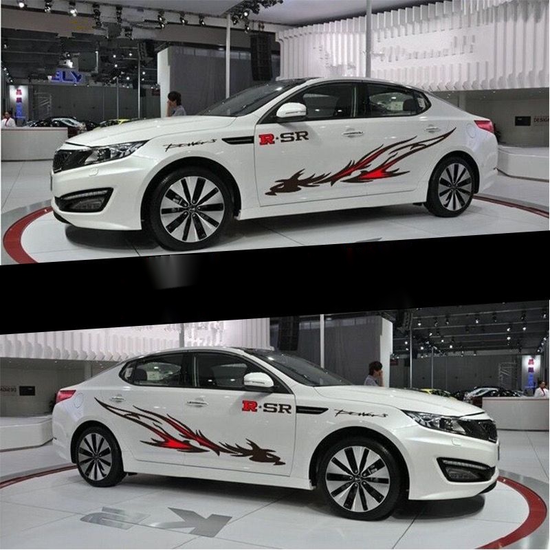 Car Stickers Universal Body Garland Unique Modified Door Decoration