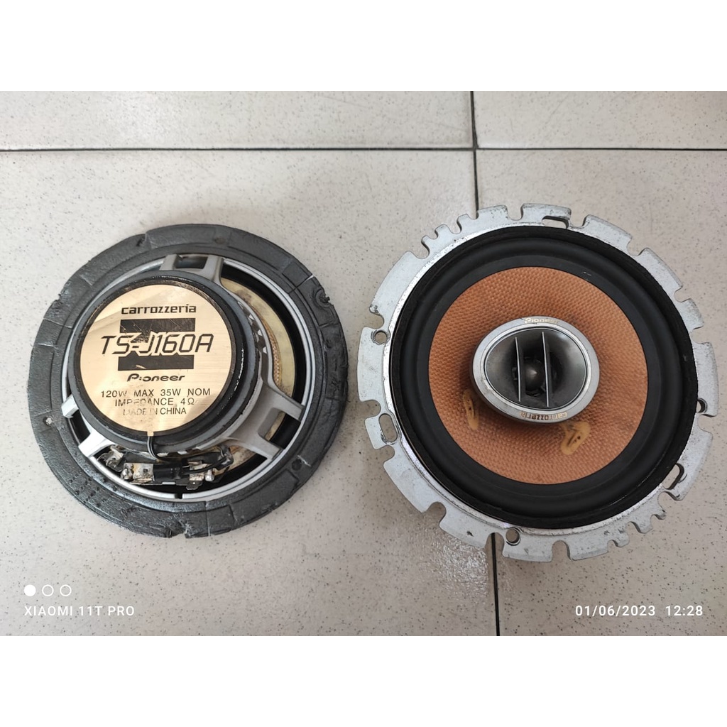 Pioneer Carrozzeria TS-J160A 6.5 Inch 2-Way 120W High End Separate