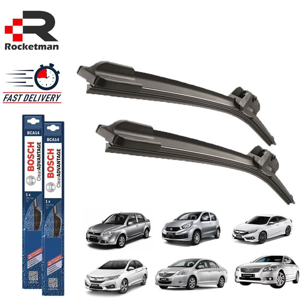 Bosch Clear Advantage Wiper Blade Myvi Alza Saga Blm Exora Vios City 