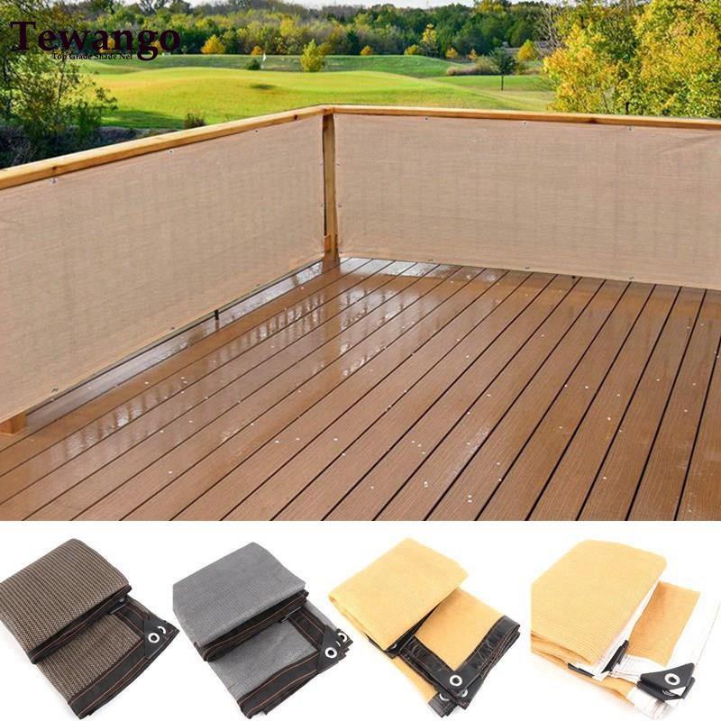 4 Colors Height 1/1.2m 85% Shading Anti-UV Outdoor Patio Rectangle Sun ...