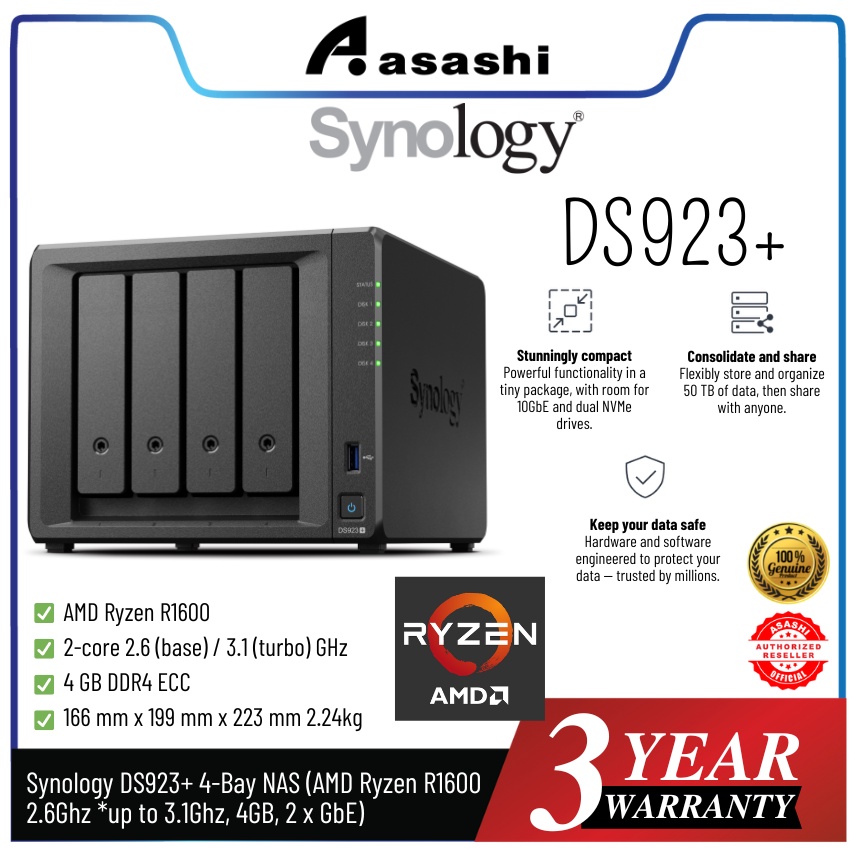 Synology Ds Amd Ryzen R Ghz Up To Ghz Gb Shopee Malaysia