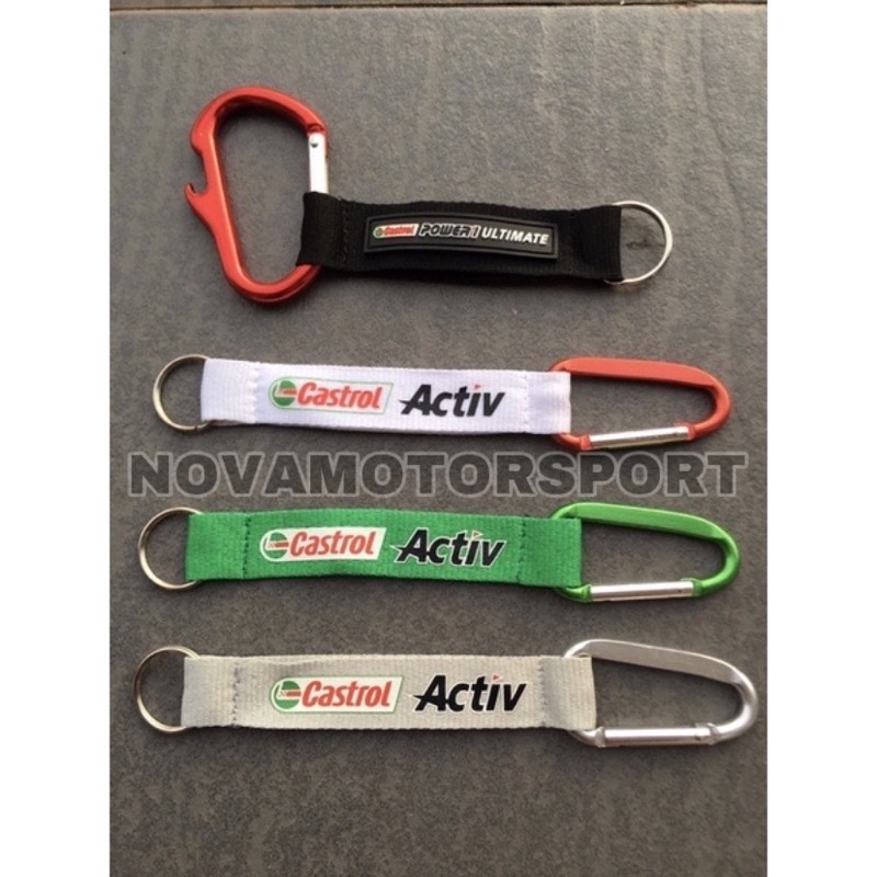CASTROL KEY CHAIN CASTOL SOUVENIR KEYCHAIN GANTUNG KUNCI MOTOR ...