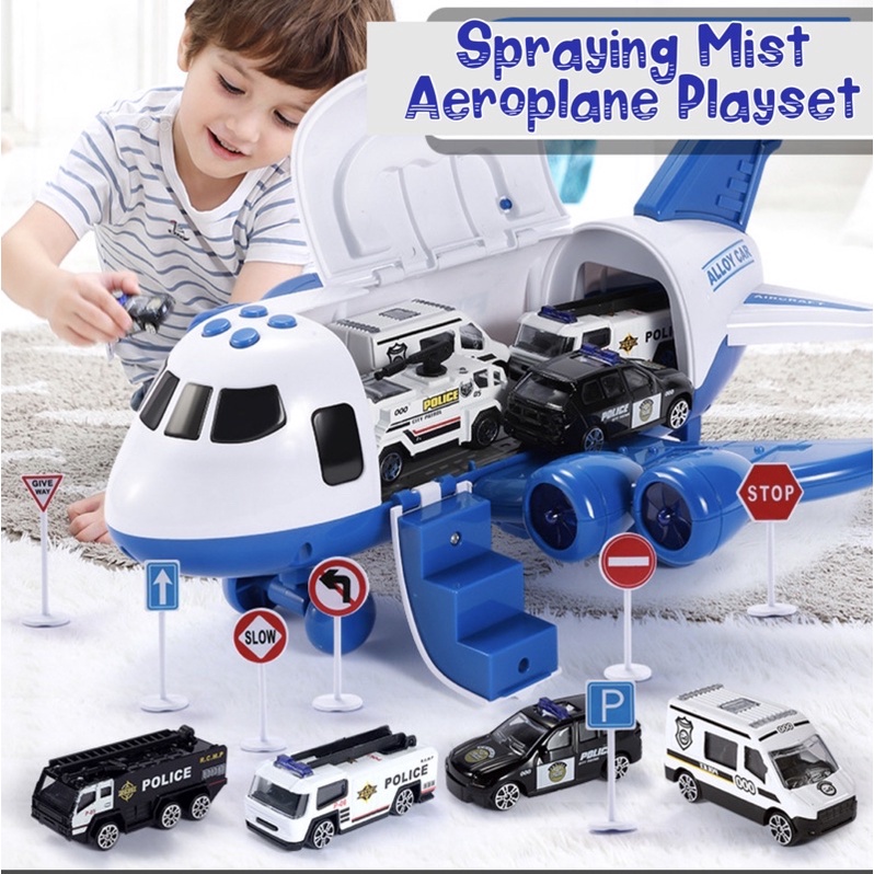SPRAYING MIST Big Airplane Toys Plane Mainan Kapal Terbang Aeroplane