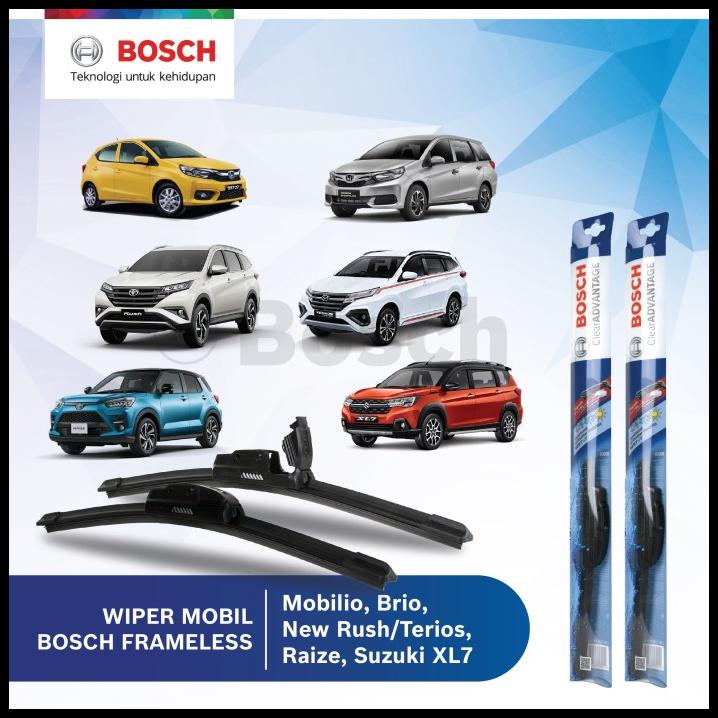 Car Wiper Bosch Frameless Mobilio Brio New Rush Terios Raize Xl