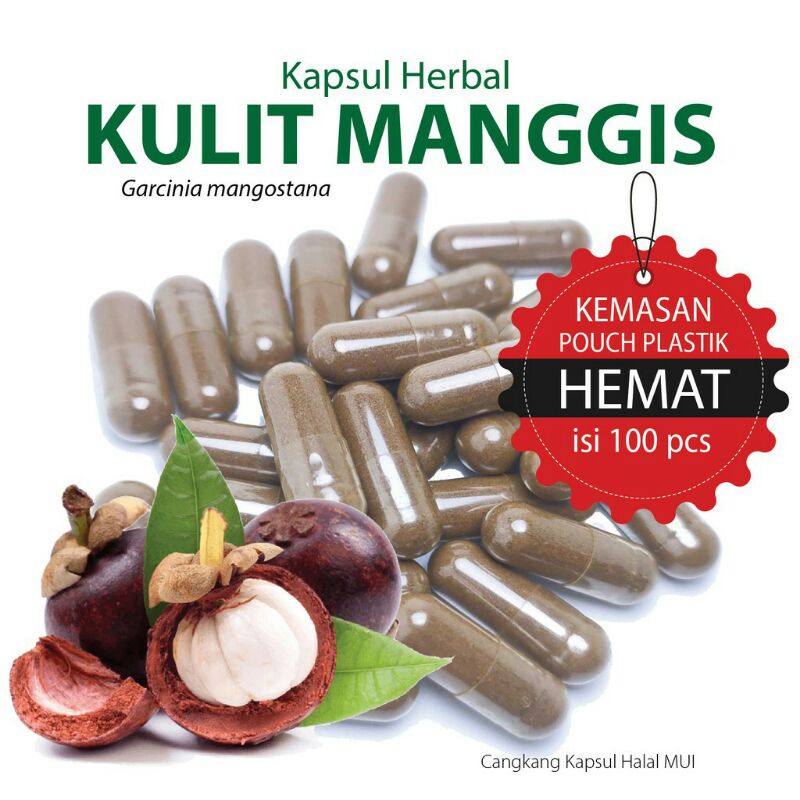 Original Mangosteen Skin Capsule Contains 100 Capsules Shopee Malaysia