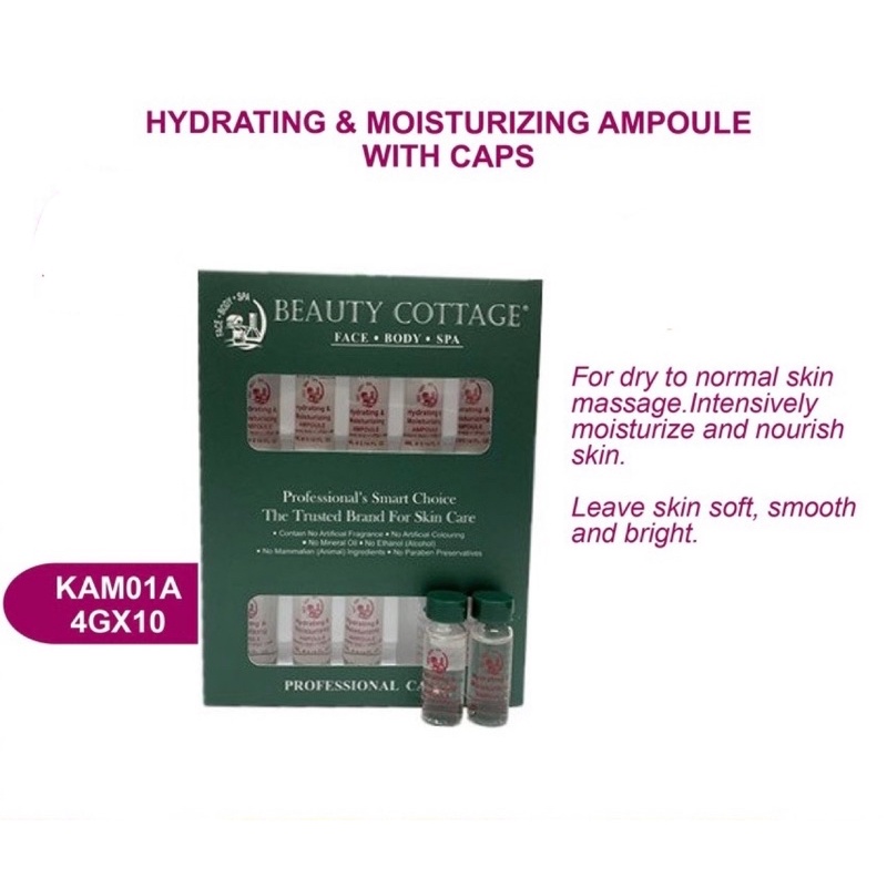 Beauty Cottage Face Ampoule (4ml x 10's) 12 Types Shopee Malaysia