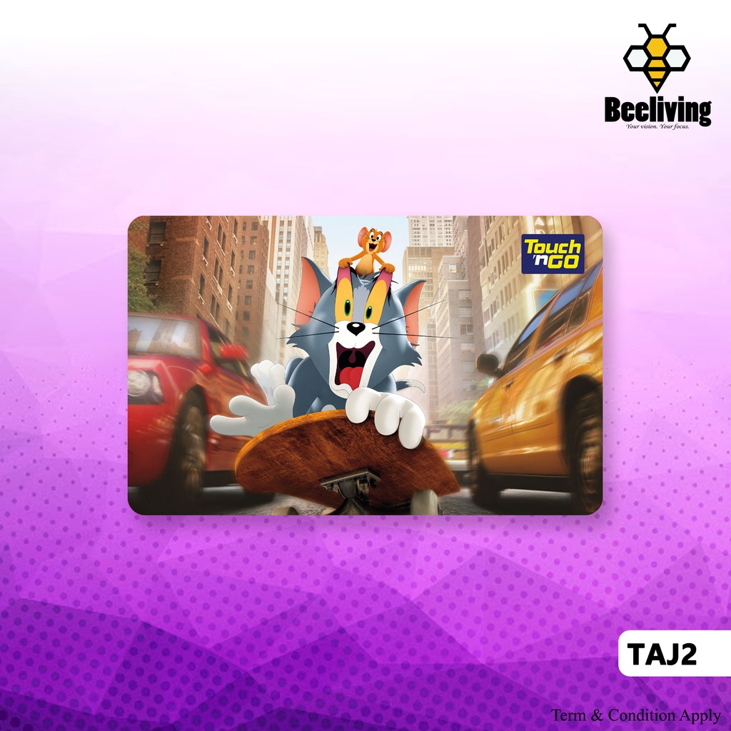 Tom And Jerry ( SERIES 1 ) - Touch n Go Card Sticker Cover (Waterproof ...