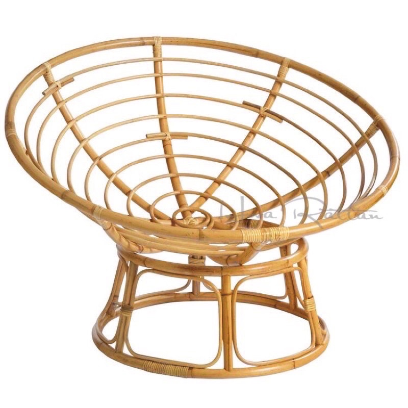 Papasan mamasan rotan Rattan cozy sofa chair cushion lazy chair set