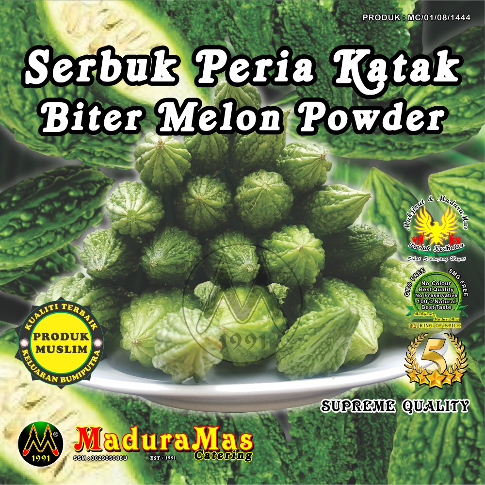 (🔥 Jualan Borong🔥) Serbuk Peria Katak - Biter Melon Powder 500g - 1 kg ...