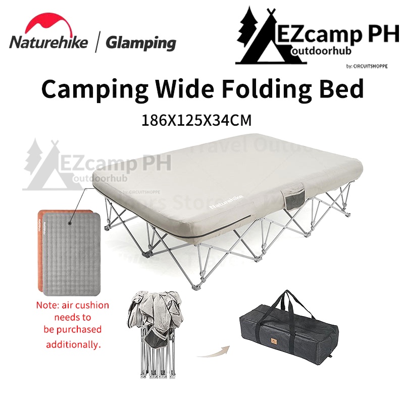 Naturehike Wide Double Folding Bed Frame Camping Outdoor High Air Bed