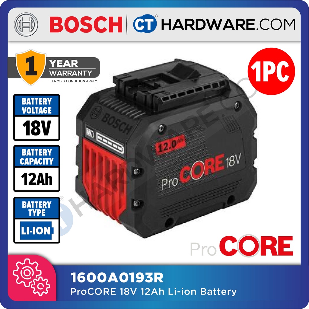 Bosch battery best sale 18v 12ah