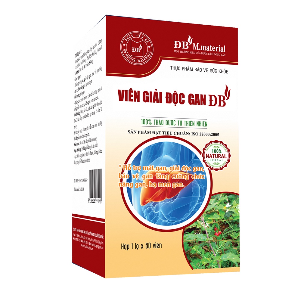 Liver Detoxification Tablets DBPHAR Northeast Pharmaceutical, Cool