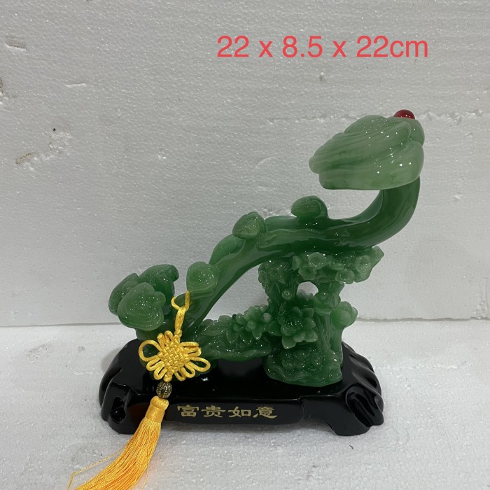 HIJAU Chinese New Year Display ruyi lui/hongshui feng shui ru yi Green