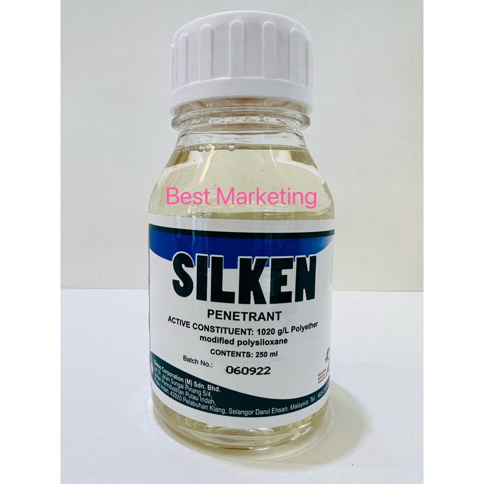 250ml SILKEN Kenso Pelekat Racun Baja Penetrant Polyether Polysiloxane ...