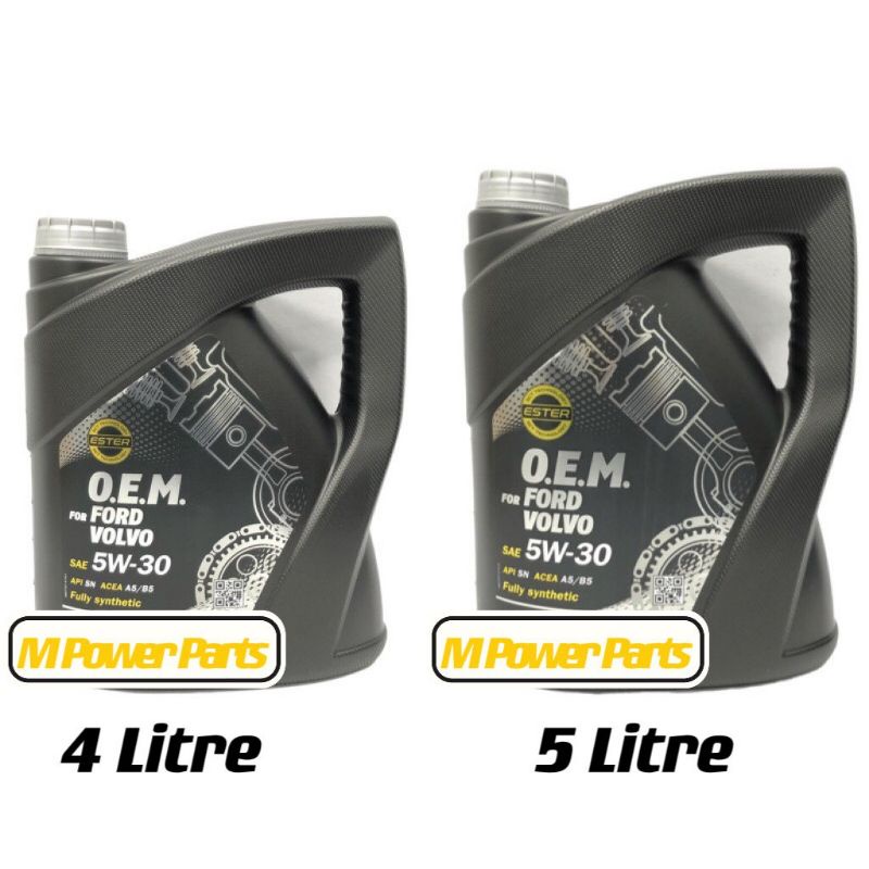 MANNOL O.E.M for Ford Volvo SAE 5W30 5W30 Engine Oil 7707 Enjin Oil Minyak Ford Ranger Engine