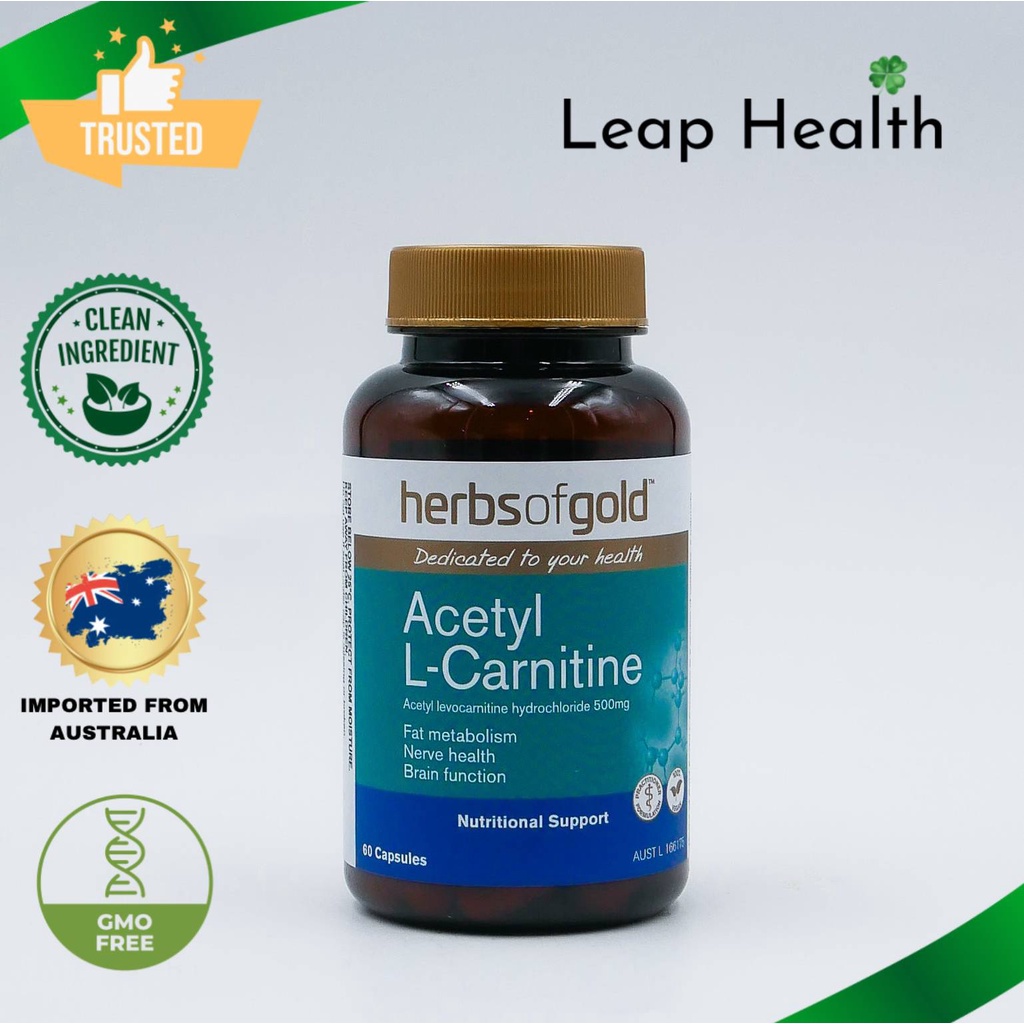 Herbs Of Gold Acetyl LCarnitine Supports Cardiovascular Maintains